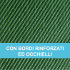 RETE 95% OMBREGGIANTE CON BORDI RINFORZATI ED OCCHIELLI