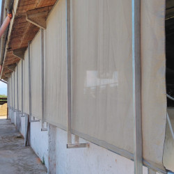 RETE  95%  SABBIA OMBREGGIANTE CON BORDI RINFORZATI ED OCCHIELLI