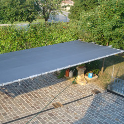 RETE  95%  ALLUMINIO OMBREGGIANTE CON BORDI RINFORZATI ED OCCHIELLI