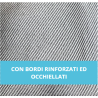 RETE  95%  ALLUMINIO OMBREGGIANTE CON BORDI RINFORZATI ED OCCHIELLI
